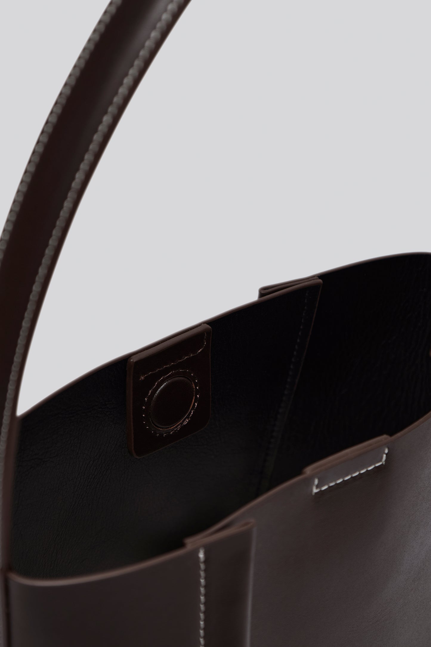 THE MEDIUM TOTE PLISSÉ ACI KAHVE