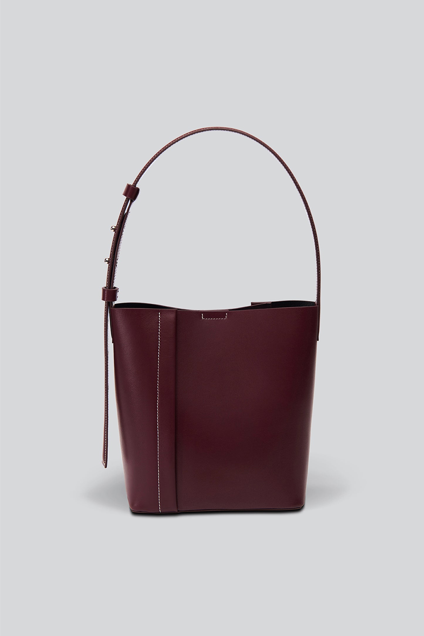 THE MEDIUM TOTE PLISSÉ BORDO