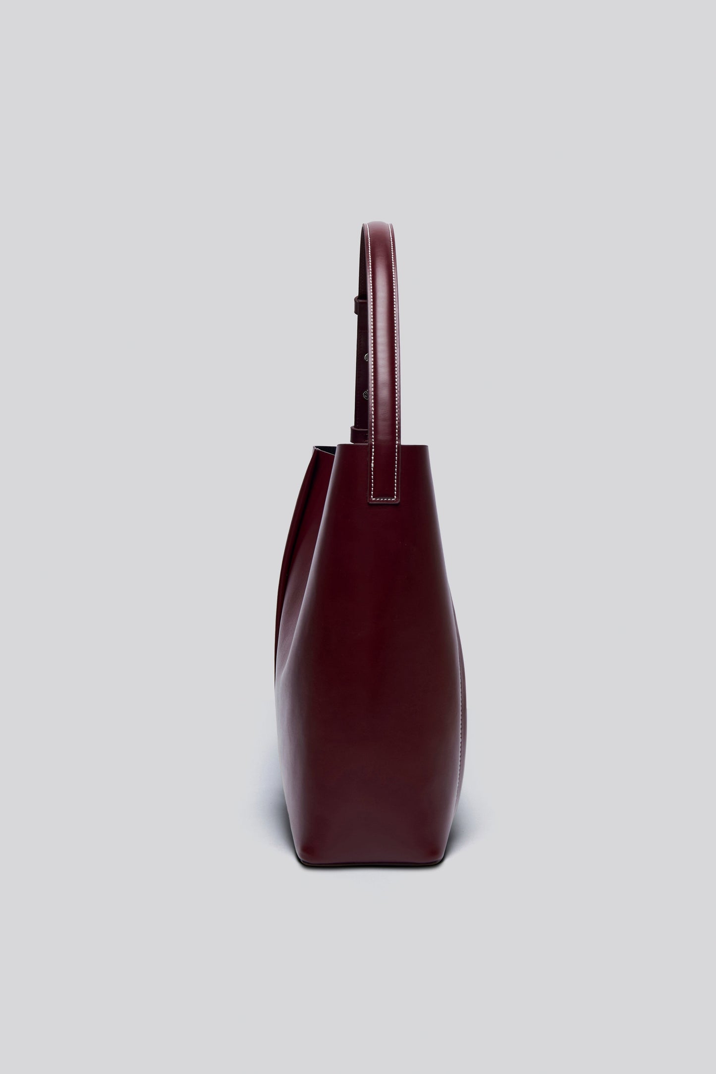 THE LARGE TOTE PLISSÉ BORDO