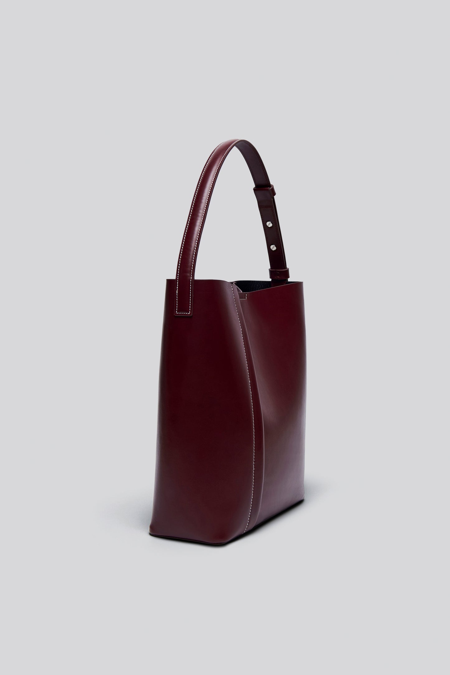 THE LARGE TOTE PLISSÉ BORDO