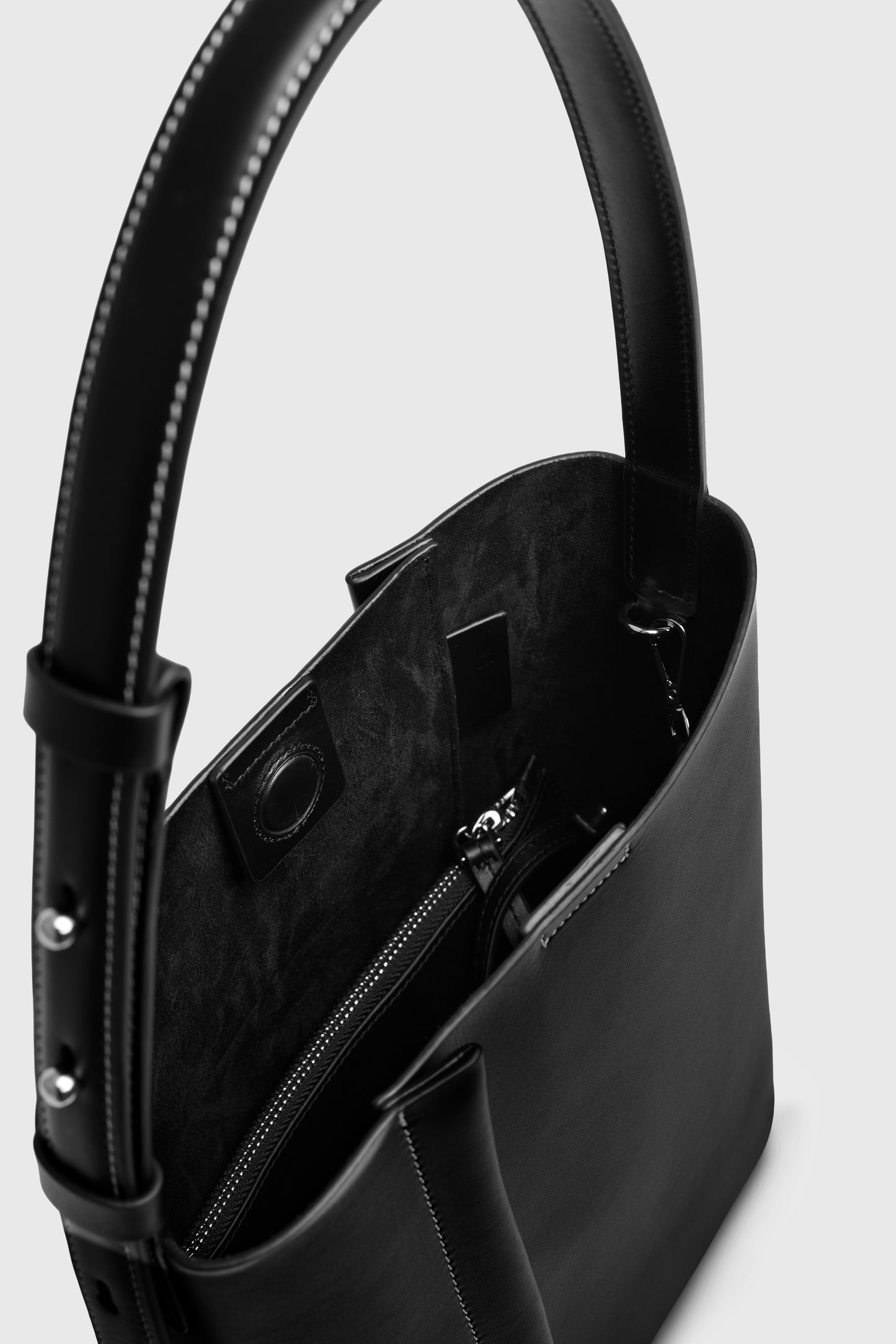 THE LARGE TOTE PLISSÉ SİYAH