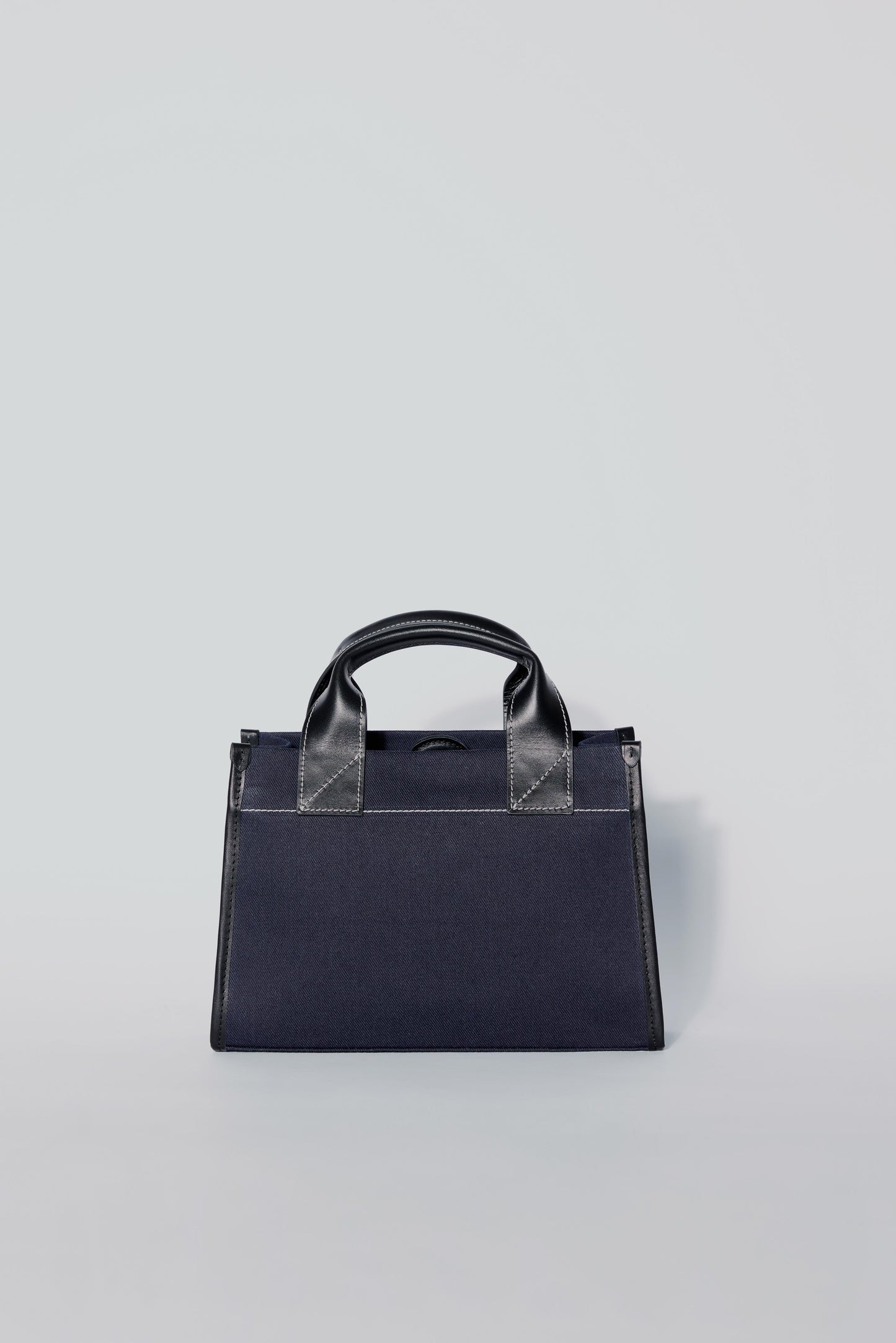 STITCHED POCKET MINI TOTE LACİVERT/SİYAH