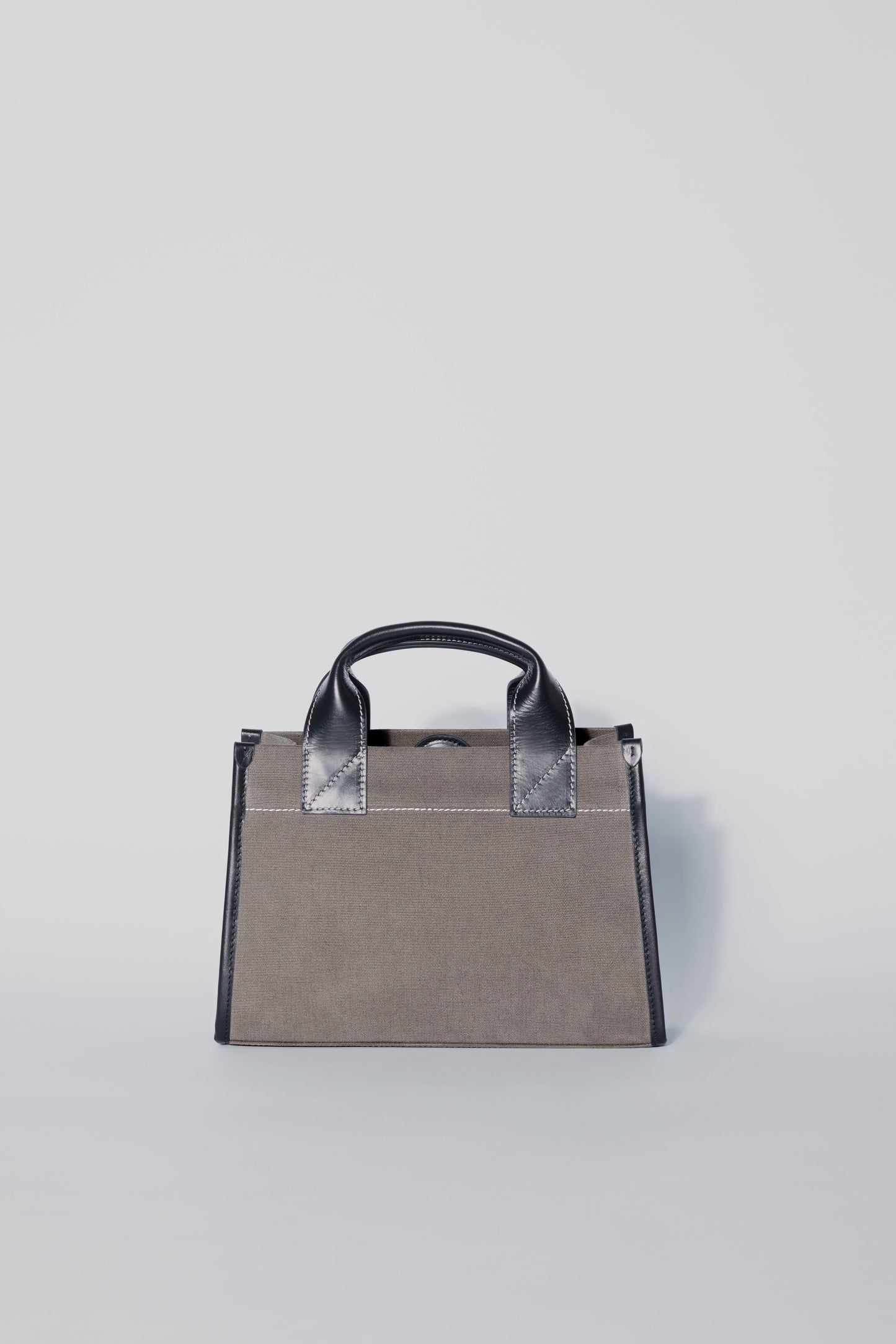 STITCHED POCKET MINI TOTE VİZON/SİYAH