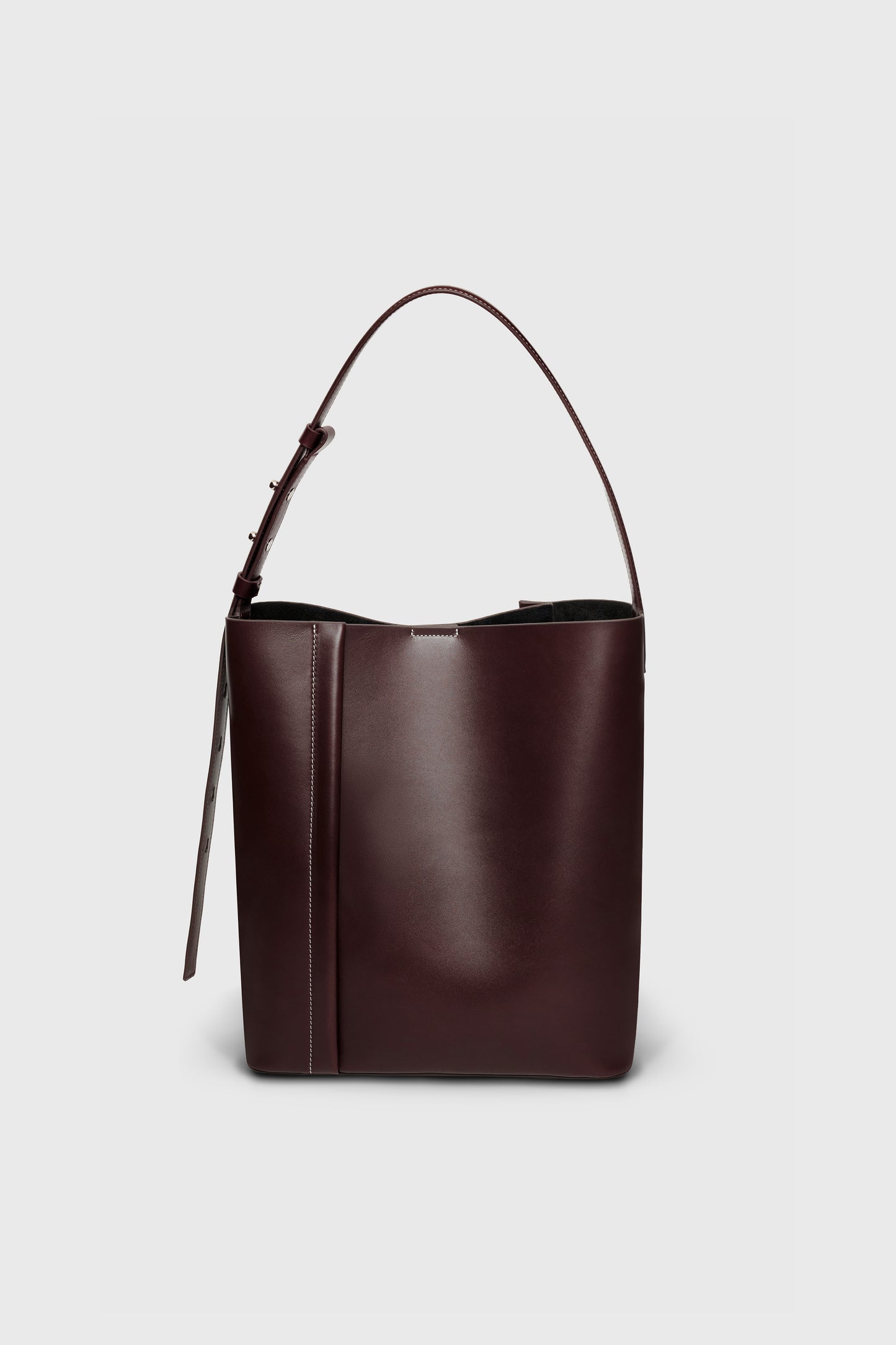 THE LARGE TOTE PLISSÉ BORDO