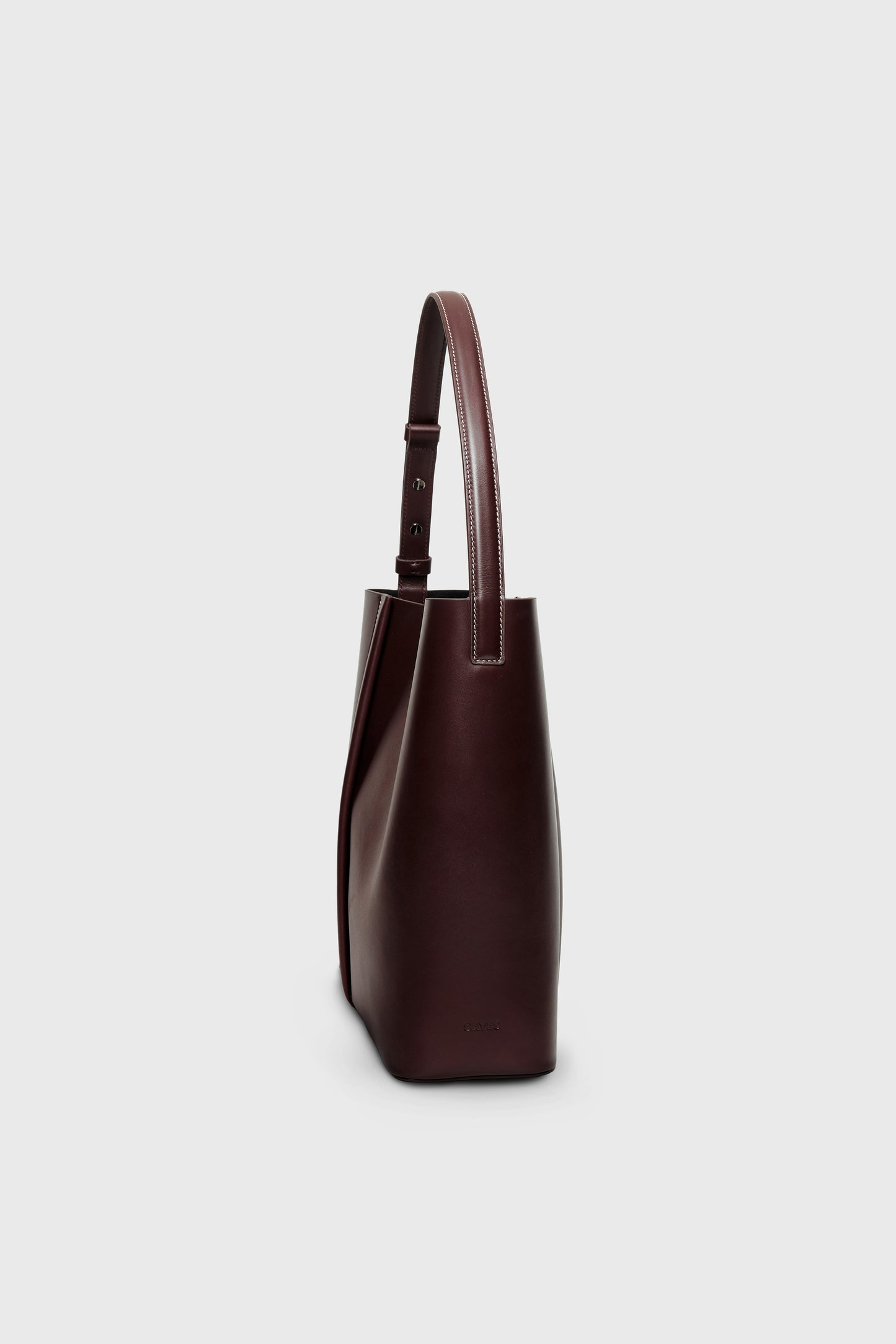 THE LARGE TOTE PLISSÉ BORDO