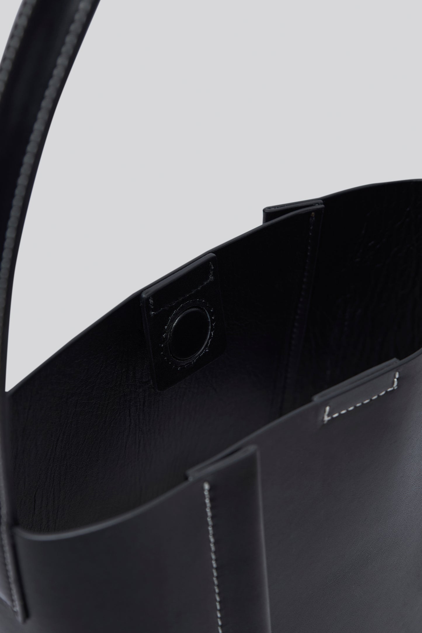 THE MEDIUM TOTE PLISSÉ SİYAH