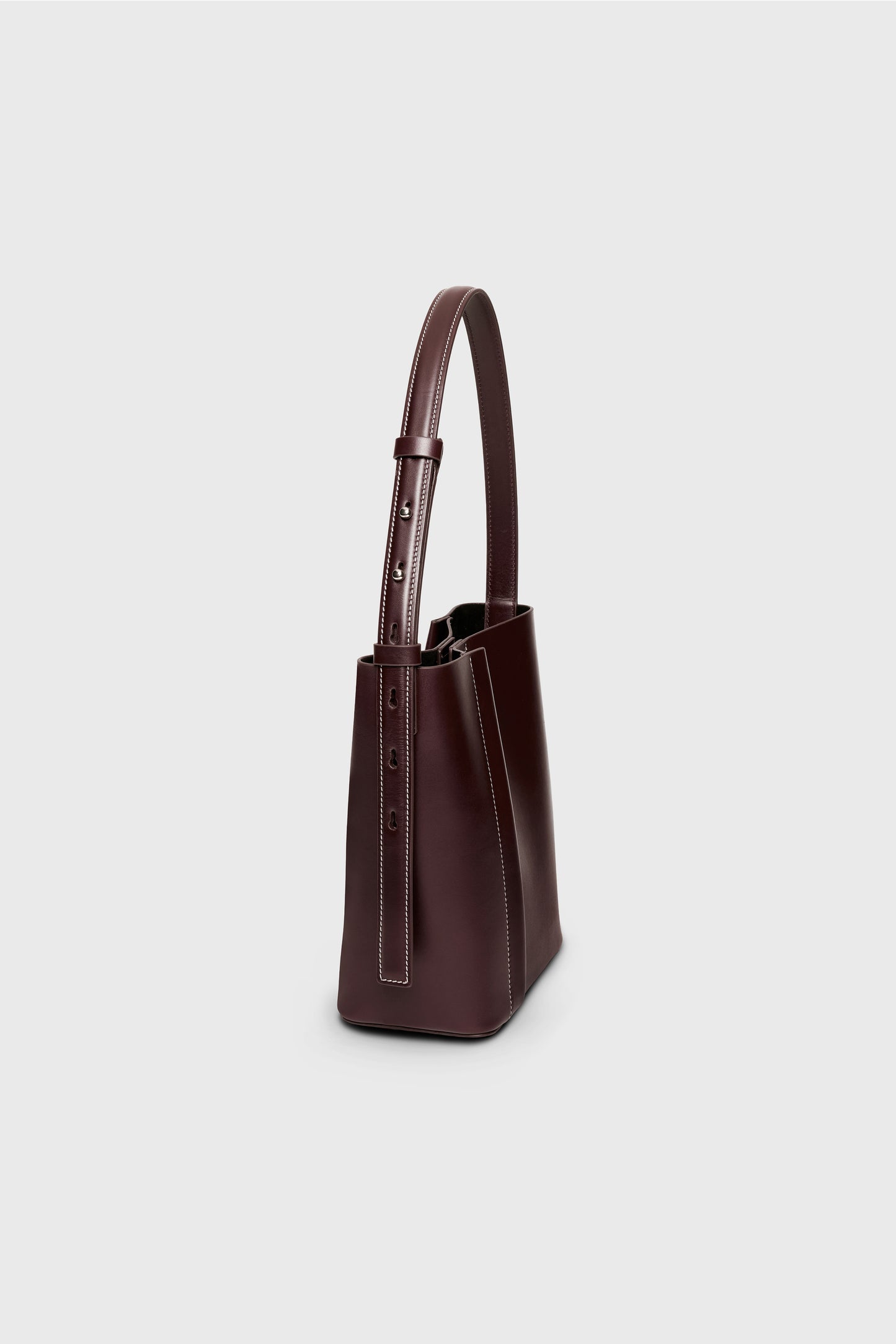 THE MEDIUM TOTE PLISSÉ BORDO