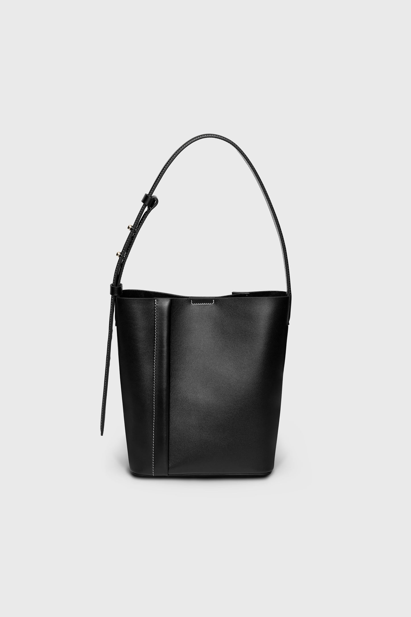 THE MEDIUM TOTE PLISSÉ SİYAH