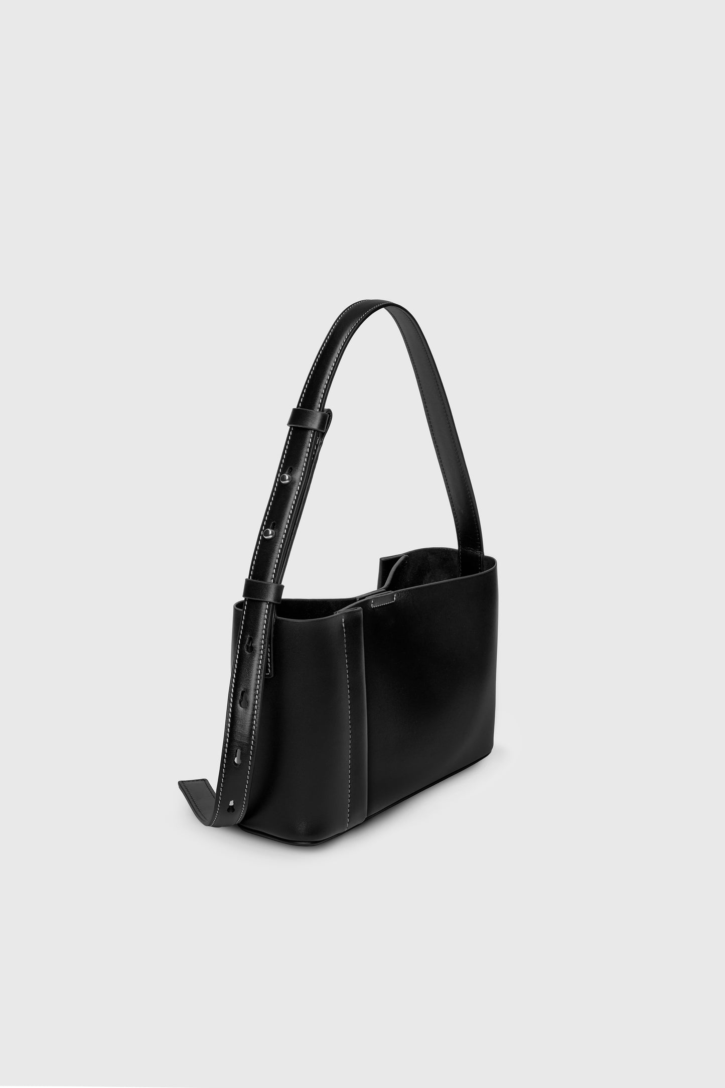 THE SMALL TOTE PLISSÉ SİYAH