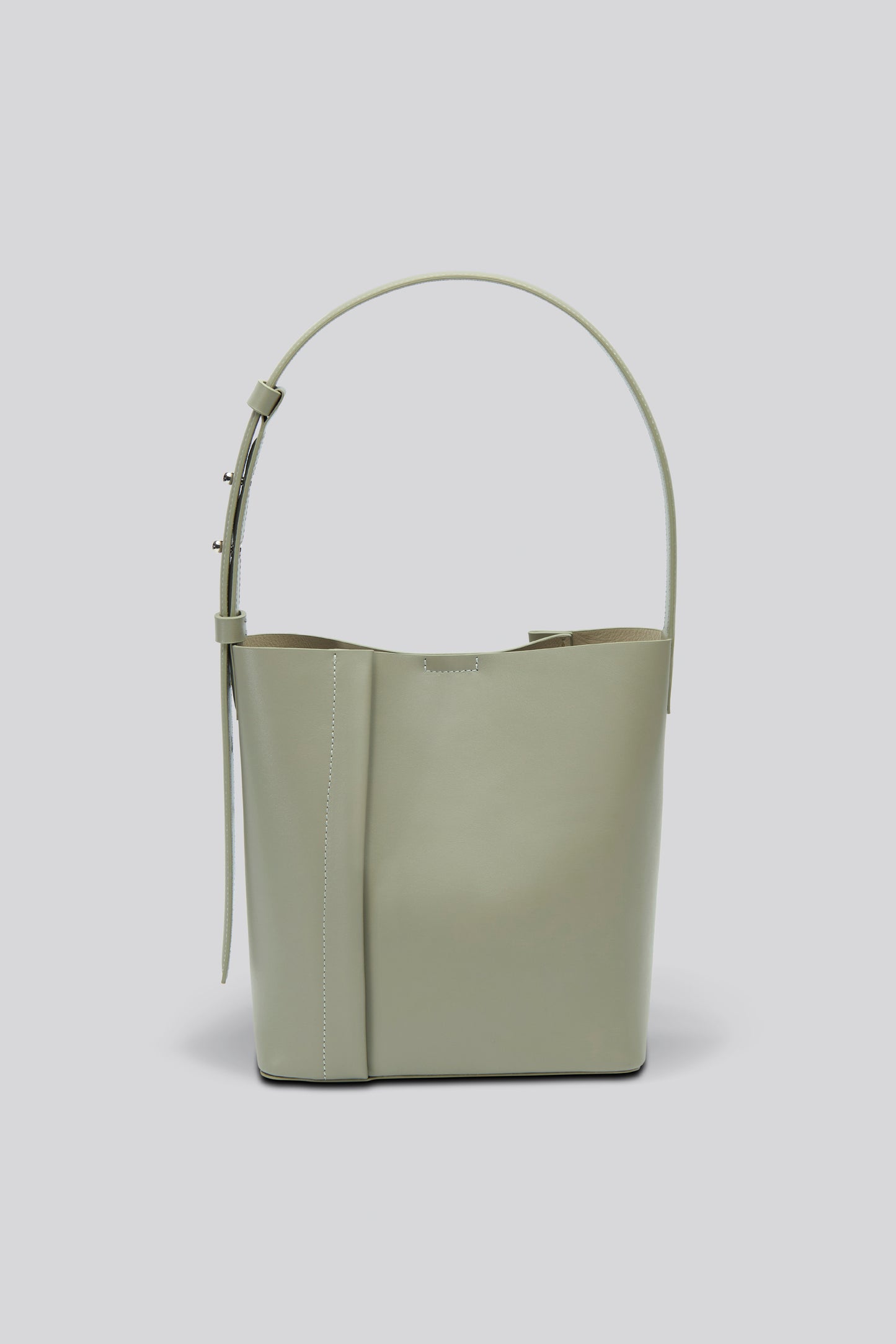 THE MEDIUM TOTE PLISSÉ YAĞ YEŞİLİ